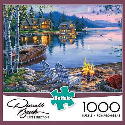 Buffalo-Games Lake Reflection 1000pcs Jigsaw Puzzle 600-1000 Piece #11239