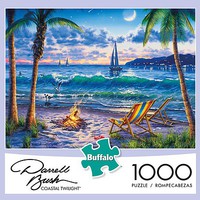 Buffalo-Games Darrell Bush- Coastal Twilight Puzzle (Beach, Campfire, Chairs, Night Scene) (1000pc) Buffalo-Games Darrell Bush- Coastal Twilight Puzzle (Beach, Campfire, Chairs, Night Scene) (1000pc)