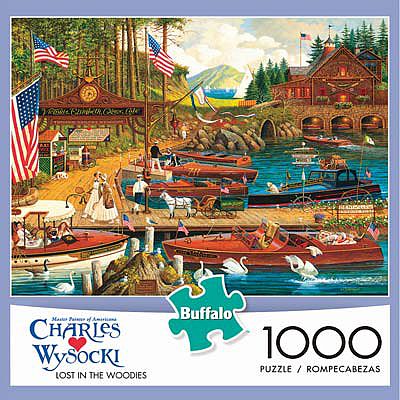 Buffalo-Games Lost In The Woodies 1000pcs Jigsaw Puzzle 600-1000 Piece #11426