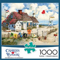 Buffalo-Games Charles Wysocki- Root Beer Break at the Butterfields Puzzle (Cottage, Beach, Kites) (1000pc) Buffalo-Games Charles Wysocki- Root Beer Break at the Butterfields Puzzle (Cottage, Beach, Kites) (1000pc)