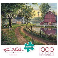 Buffalo-Games Kim Norlien- The Road Home Puzzle (Country Home, Barn, Sunset Scene) (1000pc) Buffalo-Games Kim Norlien- The Road Home Puzzle (Country Home, Barn, Sunset Scene) (1000pc)