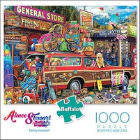 Buffalo-Games Aimee Stewart- Family Vacation Puzzle Station Wagon Loaded w/Stuff, General Store) (1000pc) Buffalo-Games Aimee Stewart- Family Vacation Puzzle Station Wagon Loaded w/Stuff, General Store) (1000pc)