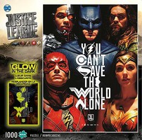 Buffalo-Games Justice League You Cant Save the World Alone Glow-in-Dark Puzzle (1000pc) Buffalo-Games Justice League You Cant Save the World Alone Glow-in-Dark Puzzle (1000pc)