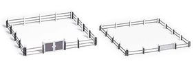 Busch Modern Steel Pipe Fence Kit HO Scale Model Railroad Building Accessory #1022 Busch Modern Steel Pipe Fence Kit HO Scale Model Railroad Building Accessory #1022