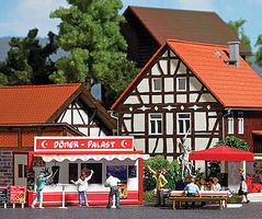Busch Doner Kebab Sales Container HO Scale Model Railroad Building #1034 Busch Doner Kebab Sales Container HO Scale Model Railroad Building #1034