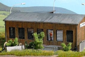 Busch Road Maintenance Depot Detail Set HO Scale Model Railroad Trackside Accessory #1165 Busch Road Maintenance Depot Detail Set HO Scale Model Railroad Trackside Accessory #1165