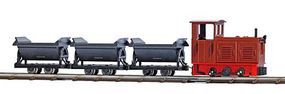 Busch Feldbahn Industrial Diesel Set HO Scale Model Train Set #12006