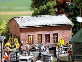 Busch Lamp Storage House HO Scale Model Railroad Building #1477 Busch Lamp Storage House HO Scale Model Railroad Building #1477