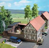 Rural Butcher Shop Adler Kit HO Scale Model Railroad Building #1530