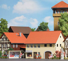 Bicycle Shop HO Scale Model Railroad Building #1535