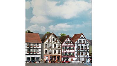 Busch Old Town Terrace House 2 HO Scale Model Railroad Building #1537