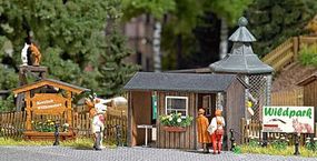 Busch Wood Ticket/Admission Gate Laser-Cut Wood Kit HO Scale Model Railroad Building #1580 Busch Wood Ticket/Admission Gate Laser-Cut Wood Kit HO Scale Model Railroad Building #1580