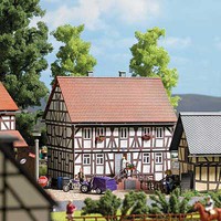 Busch Auberge Martin Half-Timber Inn Laser-Cut Kit 4-1/16 x 3-15/16 x 4-1/2'' 10.3 x 10 x 11.4cm Busch Auberge Martin Half-Timber Inn Laser-Cut Kit 4-1/16 x 3-15/16 x 4-1/2'' 10.3 x 10 x 11.4cm