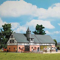 Busch Sorga Riding Stables Laser-Cut Wood Kit 12-3/16 x 4-5/8 x 5-3/4'' 31 x 11.7 x 14.7cm Busch Sorga Riding Stables Laser-Cut Wood Kit 12-3/16 x 4-5/8 x 5-3/4'' 31 x 11.7 x 14.7cm