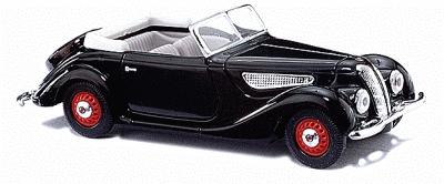 Busch 1938 BMW 327 Convertible Top Down, Various Colors HO Scale Model Railroad Vehicle #40275