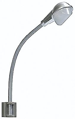 Busch Wall-Mount Light w/White LED - Siemens Style AHL 52 HO Scale Model Railroad Street Light #4191