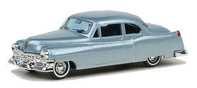 Busch '52 Cadillac silver/blue HO Scale Model Railroad Vehicle #43433 Busch '52 Cadillac silver/blue HO Scale Model Railroad Vehicle #43433