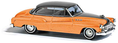 Busch Buick 50 orange Metallic HO Scale Model Railroad Vehicle #44704