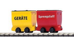 Busch Mining Tipper/Side Dump Ore Car 2-Pack HO Scale Model Train Freight Car #5022 Busch Mining Tipper/Side Dump Ore Car 2-Pack HO Scale Model Train Freight Car #5022