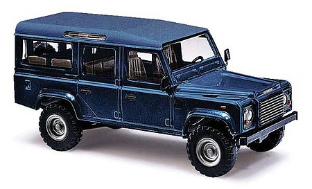 Busch 1983 Land Rover Defender SUV - Assembled Metallic Blue