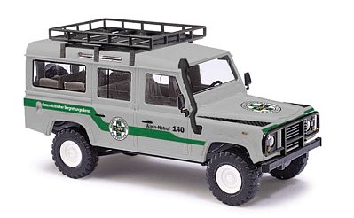 Busch 1983 Land Rover Defender SUV Mountain Rescue HO Scale Model Railroad Vehicle #50384