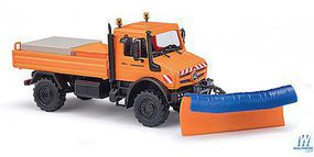 Busch MB Unimog U 5023 with Plow HO Scale Model Railroad Vehicle #51016 Busch MB Unimog U 5023 with Plow HO Scale Model Railroad Vehicle #51016