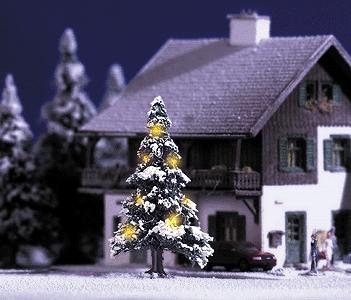 Busch Christmas Tree w/Working Lights HO Scale Model Railroad Tree #5410