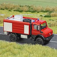 Busch Emergency Vehicle with Working Lights HO Scale Model Railroad Vehicle #5605