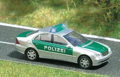 Busch 46209 Smart for Two Coupe Police HO Scale Model Vehicle