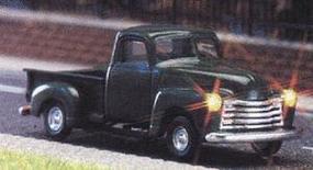 1950 Chevy Pickup Truck w/Working Lights - 14-16V AC/DC HO Scale Model Railroad Vehicle #5643