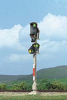Busch Main signal w/7 LEDs HO-Scale Busch Main signal w/7 LEDs HO-Scale