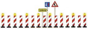 Busch Construction Zone Set HO Scale Model Railroad Road Accessory #5917 Busch Construction Zone Set HO Scale Model Railroad Road Accessory #5917