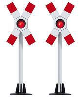 Busch 2 Crossing Blinkers DR HO-Scale Busch 2 Crossing Blinkers DR HO-Scale
