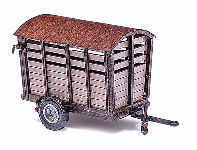 Fishing Boat, Motor & Trailer Metal Kit -- Model Railroad Vehicle