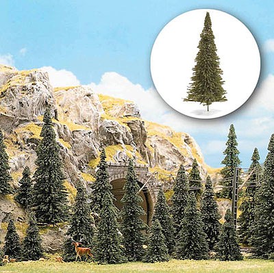 Busch Pine tree set         30/ - N-Scale (30)