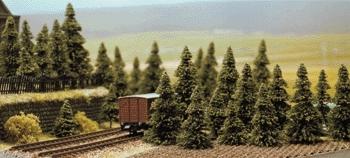Busch Pine Trees pkg(60) N Scale Model Railroad Tree #6572