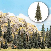 Busch Pine tree w/roots set 20/ N-Scale (20)