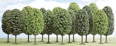 Busch Deciduous Trees Assrt 12/ - N-Scale (12)