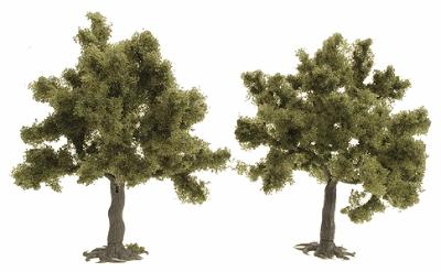 Busch Trees - Fruit Tree - 110mm - Package of 2 HO Scale Model Railroad Tree #6857
