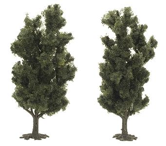 Busch Trees - Poplar Tree - 115mm - Package of 2 HO Scale Model Railroad Tree #6943