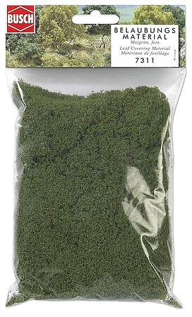 Busch Foam Scatter Material-Fine Foliage - Light Green Model Railroad Grass Earth #7311