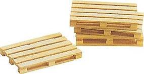 Busch Wooden Pallets (5) G Scale Model Railroad Building Accessory #8615 Busch Wooden Pallets (5) G Scale Model Railroad Building Accessory #8615
