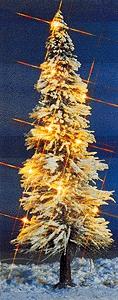 Busch Christmas Tree w/Lights - 8 20cm Tall G Scale Model Railroad Tree #8624