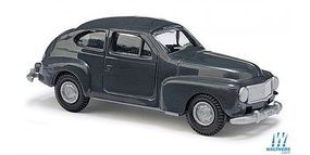 Busch 1958 Volvo 544 Station Wagon (Black) HO Scale Model Railroad Vehicle #89108 Busch 1958 Volvo 544 Station Wagon (Black) HO Scale Model Railroad Vehicle #89108