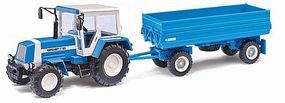 Busch HW 80.11 Low-Side Grain Trailer & ZT323 Tractor HO Scale Model Railroad Vehicle #95011 Busch HW 80.11 Low-Side Grain Trailer & ZT323 Tractor HO Scale Model Railroad Vehicle #95011