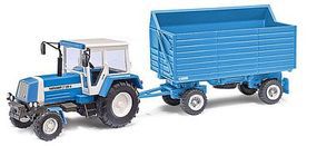 Busch HW 80 SHA High-Side Grain Trailer & ZT320 Tractor HO Scale Model Railroad Vehicle #95012 Busch HW 80 SHA High-Side Grain Trailer & ZT320 Tractor HO Scale Model Railroad Vehicle #95012