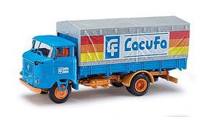 Busch 1965 W50L Sp Low-Sided Delivery Truck Lacufa HO Scale Model Railroad Vehicle #95126 Busch 1965 W50L Sp Low-Sided Delivery Truck Lacufa HO Scale Model Railroad Vehicle #95126