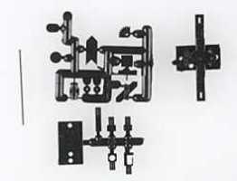 HO High Level Switch Stand w/Targets, Rigid