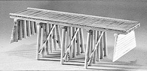Campbell 50 Ballasted Deck Pile Trestle HO Scale Model Railroad Bridge Kit #301