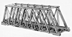 Campbell Howe Truss Bridge HO Scale Model Railroad Bridge Kit #305